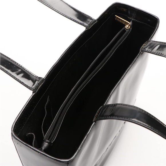 Extremely rare, vintage, black pattern, leather Chanel bag - Picture 6 of 10